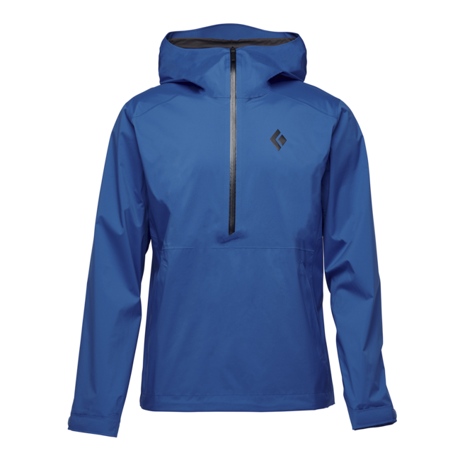 Black Diamond Stormline Stretch Anorak Women's Men's Jacket, Drifter Blue