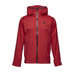 Black Diamond Stormline Stretch Rain Shell moška nepremočljiva jakna, carmine