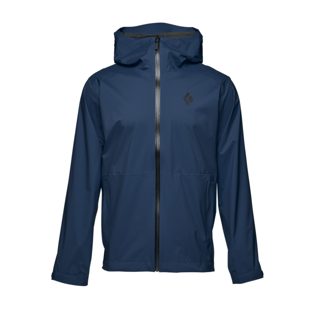 Black Diamond Stormline Stretch Rain Shell Women's Men's Jacket, Indigo