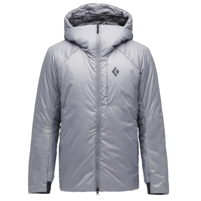 Black Diamond Belay Women's Men's Parka, Pewter
