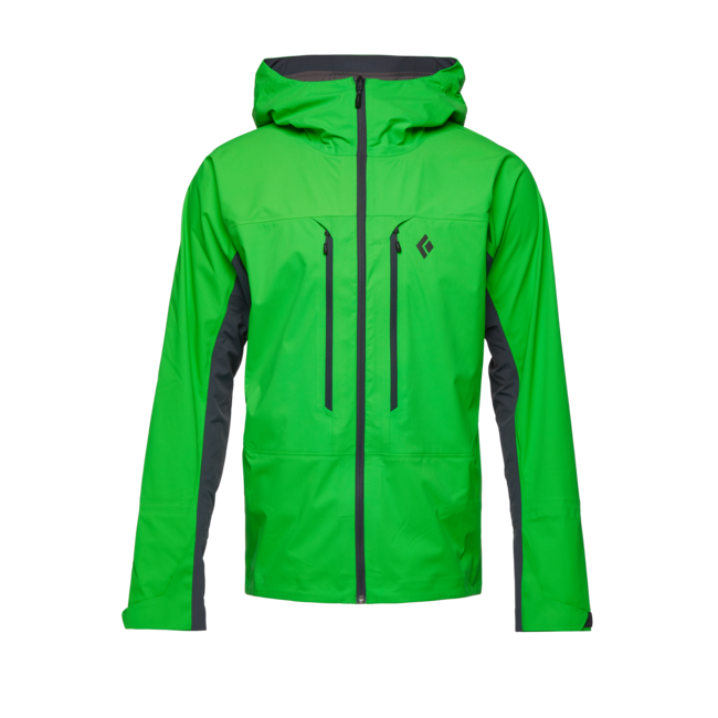 Black Diamond Women's Dawn Patrol Hybrid Men's Shell Jacket, Vibrant Green