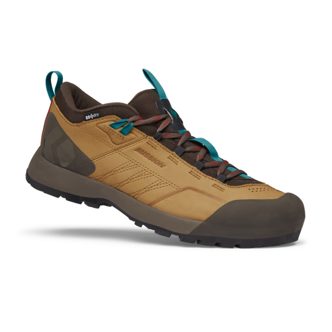Black Diamond Mission Low Waterproof Approach Men's Shoes, Amber-Cafe Brown