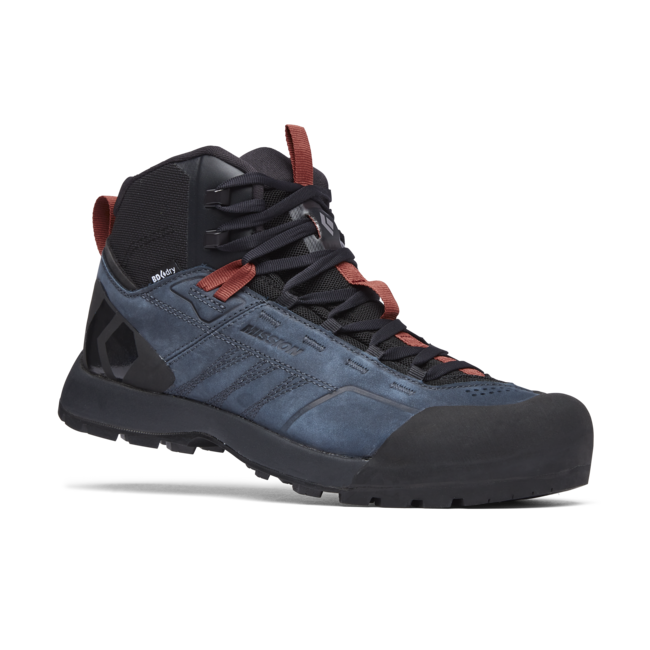 Black Diamond Mission Mid Waterproof Approach Men's Shoes, Eclipse-Red Rock