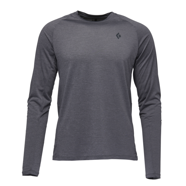 Black Diamond Lightwire Tech Men's Long Sleeve T-Shirt, Steel Grey