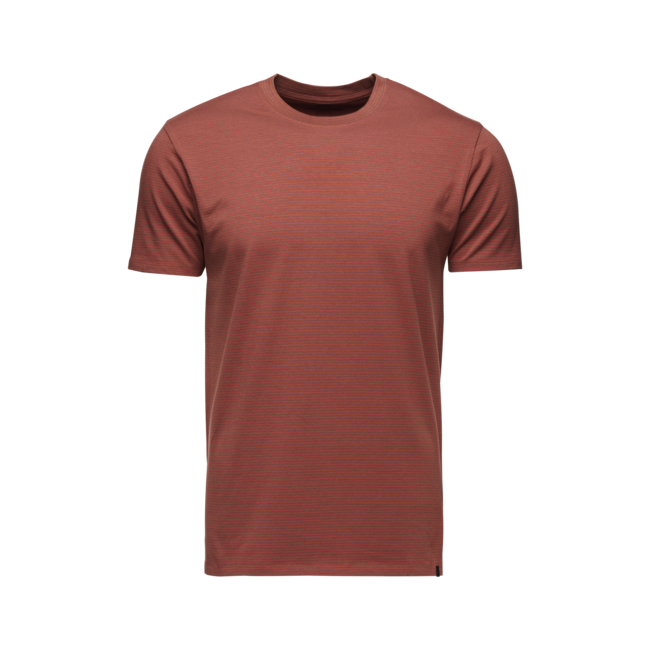 Black Diamond BD Stripe T-shirt Men's, Mahogany-Burnt Sienna