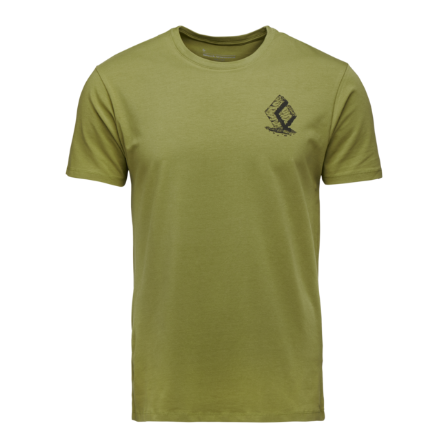 Black Diamond Boulder T-Shirt Men's, Camp Green