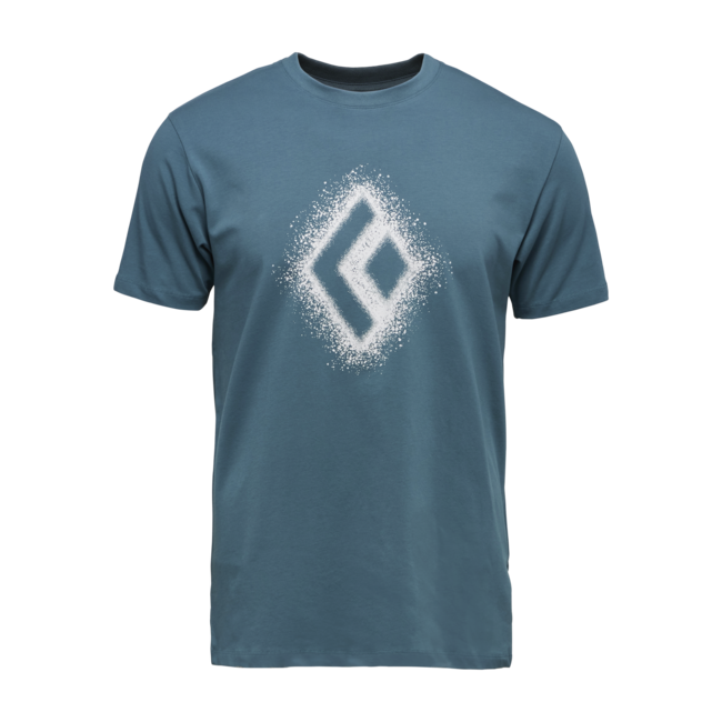 Black Diamond Chalked Up 2.0 Men's T-Shirt, creek blue