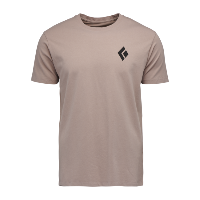Black Diamond Equipment For Alpinist Men's T-Shirt, Pale Mauve