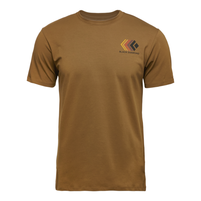Black Diamond Faded Men's T-Shirt, Dark Curry