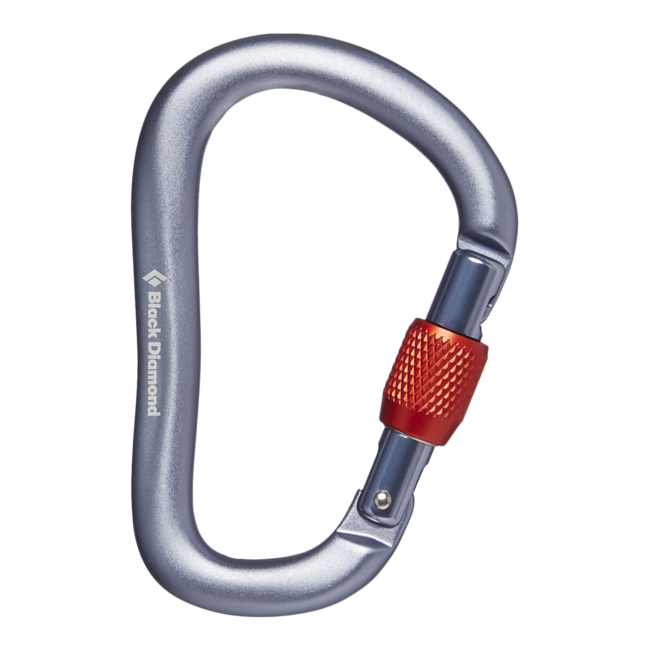 Black Diamond Rocklock Screw Gate Carabiner, Grey