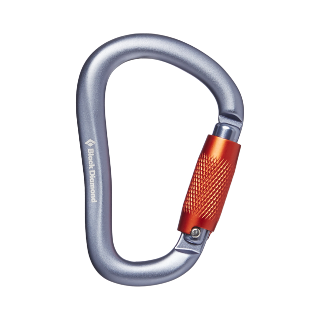 Black Diamond Rocklock Twistlock Carabiner, Grey