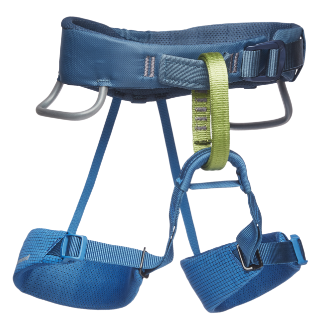 Black Diamond Momentum Climbing Harness, Kingfisher