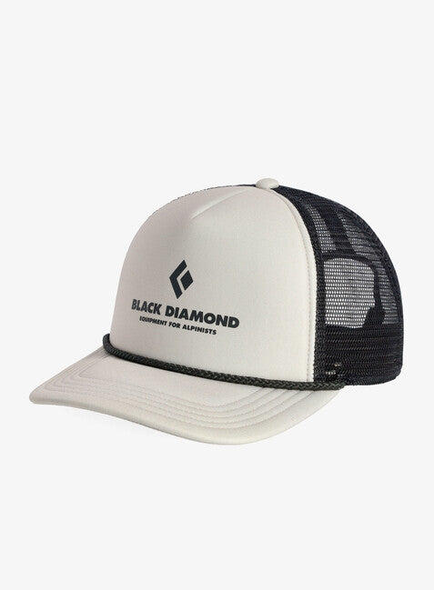 Black Diamond Flat Bill Trucker Cap, Indigo-White