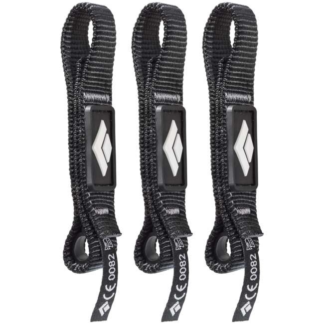 Black Diamond Dogbone Carabiner 12 cm 3-Piece Set