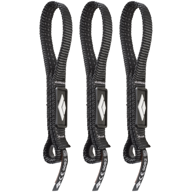 Black Diamond Dogbone 16 cm Carabiner Set of 3