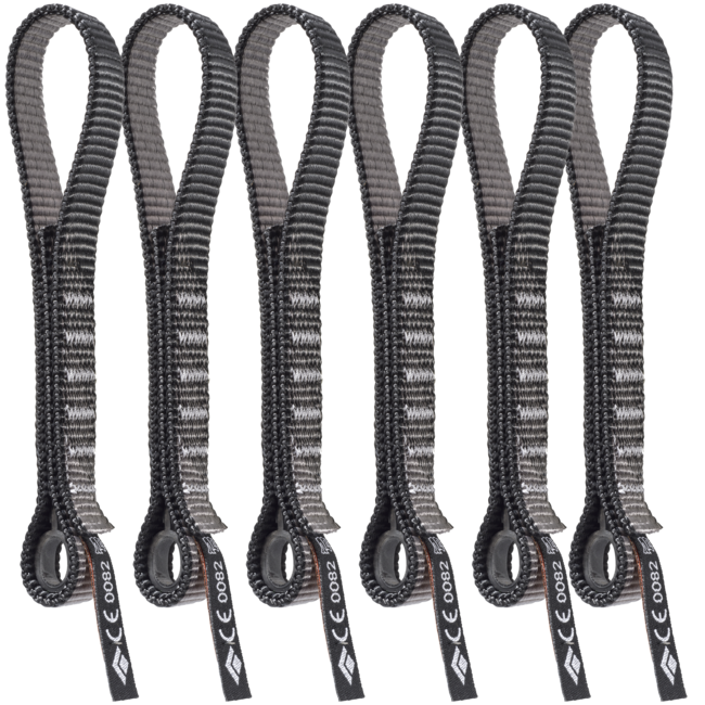 Black Diamond Standard Dogbone Carabiner 16cm 6-Pack