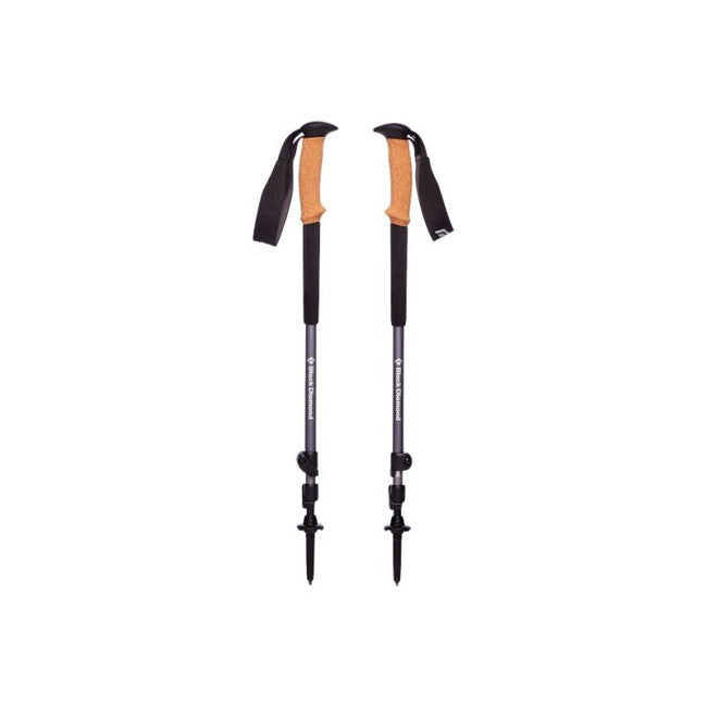 Black Diamond Trail Cork Trekking Poles, Granite