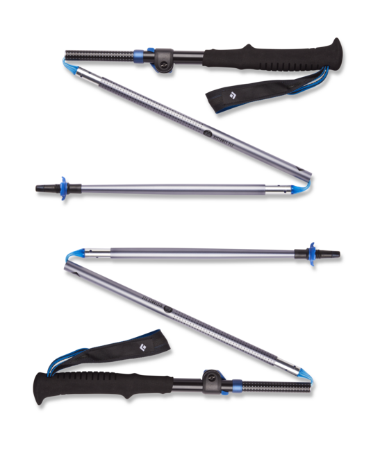 Black Diamond Distance Flz Trekking Poles, Pewter