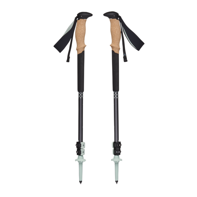 Black Diamond Pursuit Trekking Poles, Charcoal-Foam Green