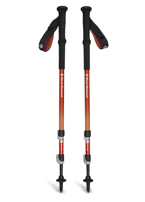 Black Diamond Trail Back Trekking Poles, Burnt Sienna