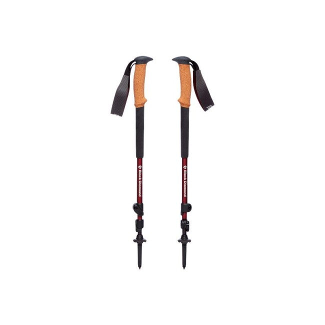 Black Diamond Trail Cork Trekking Poles, Cherrywood