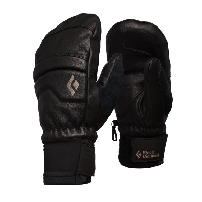 Black Diamond Spark Mitts Winter Gloves, Black