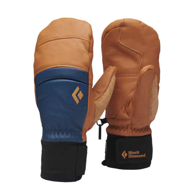 Black Diamond Spark Mitts Winter Gloves, Henna-Ink Blue