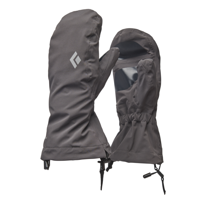 Black Diamond Waterproof Overmitts Gloves, Smoke