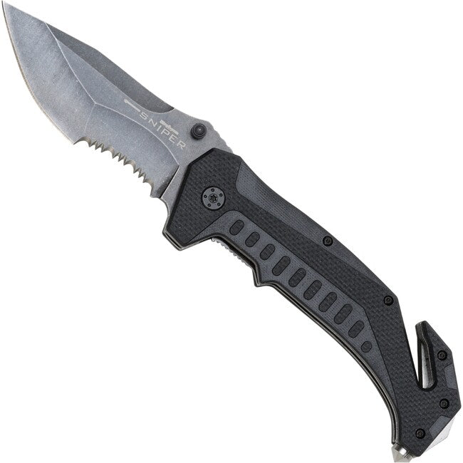 Haller Sniper Folding Knife, Black
