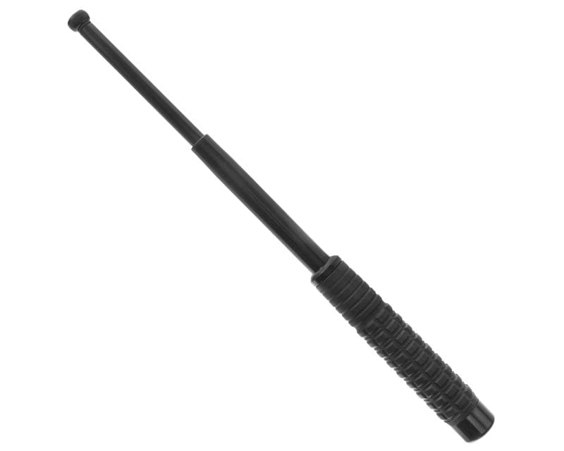 Blackfire Hardened Telescopic Baton 16" Rubber Black