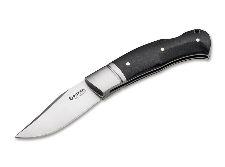 Böker Boxer Micarta Folding Knife, 7.5cm, Black
