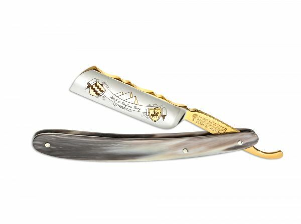 Böker Graf Adolf III. Straight Razor, Gold