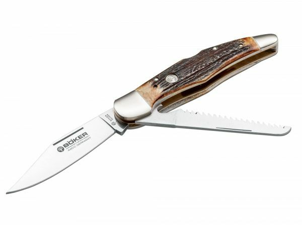 Böker Hunters Duo Hunting Knife 10cm, Brown