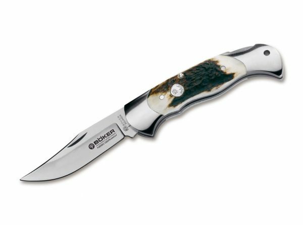 Böker Scout Pocket Knife, Stag, 8 cm