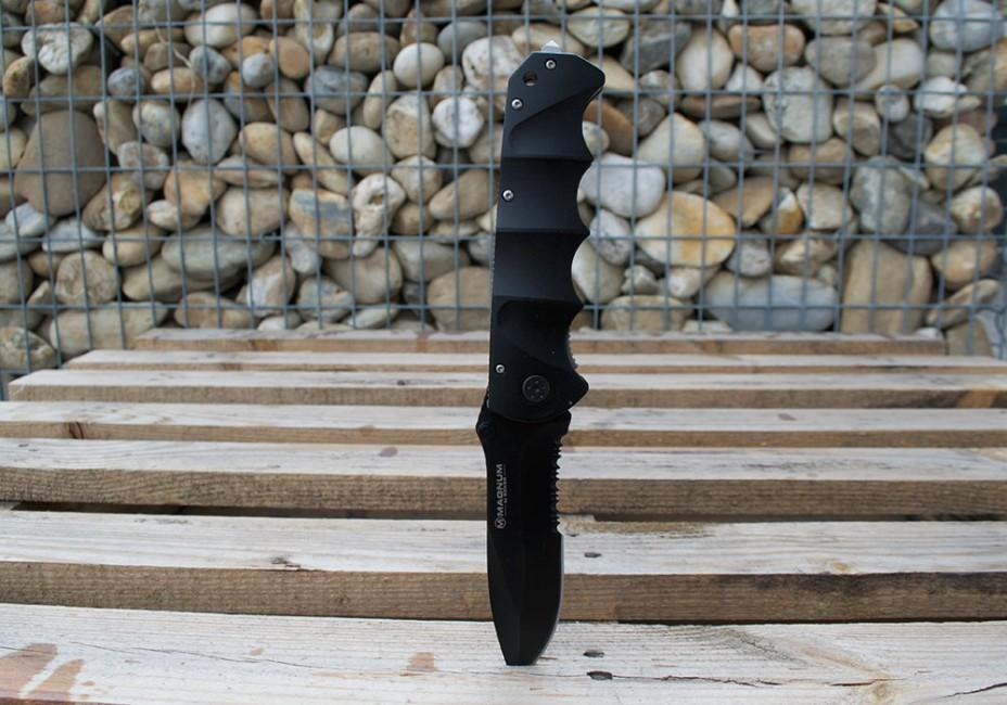 Boker Magnum Black Spear Folding Knife 23cm