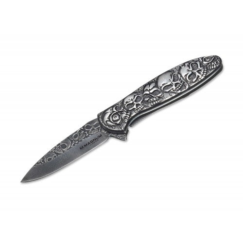 Böker Magnum Dia De Los Muertos Knife, 20 cm, Skulls