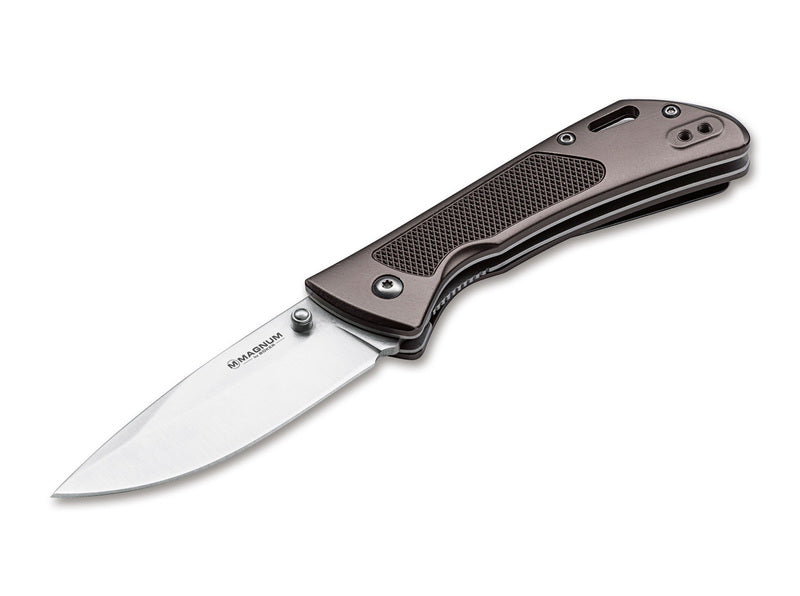 Boker Advance Checkering Folding EDC Knife, Dark Bronze