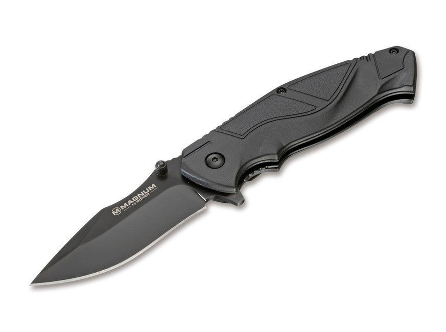 Boker Magnum Advance All Black Pro Folding Knife, Black, 19.5cm