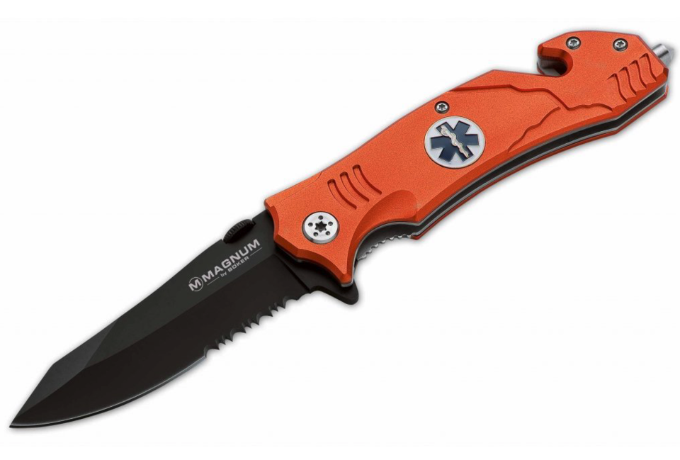 Boker Magnum EMS Rescue Knife 20.8cm, Black