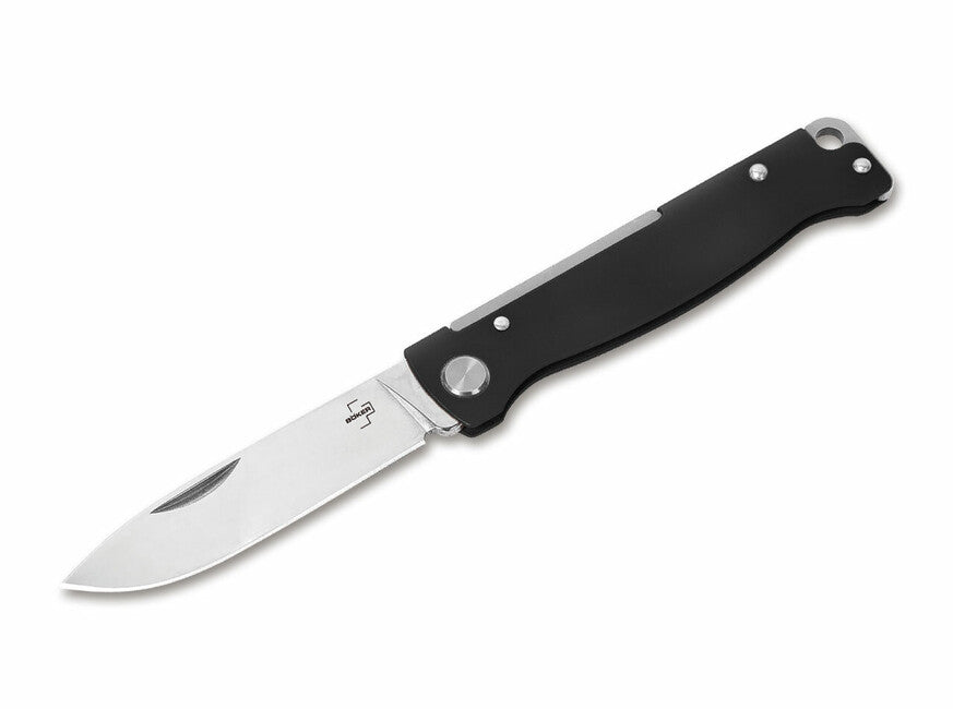 Böker Atlas Black Folding Knife 6.7 cm, Black, Stainless Steel