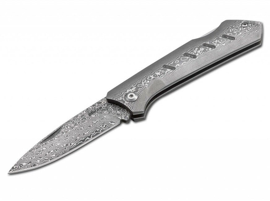 Boker Dominator Damascus Pocket Knife, 8.4 cm