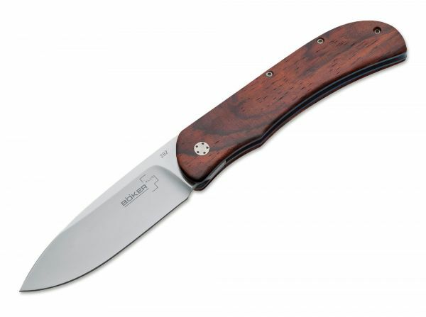 Böker Exskelibur I Folding Knife 8.9cm, Cocobolo Wood, Titanium