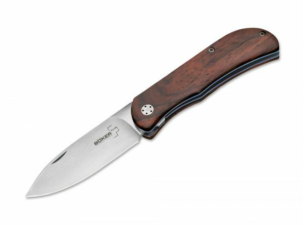 Boker Exskelibur II Folding Knife, 7cm, Cocobolo Wood, Titanium