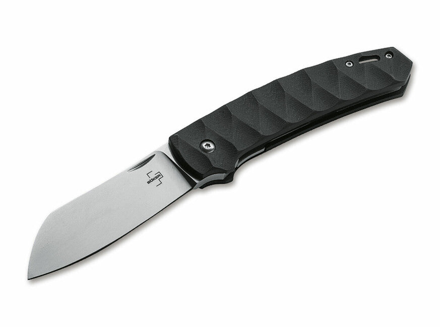 Boker Haddock Pro Pocket Knife 8.7 cm, Black, G10, Nylon Sheath