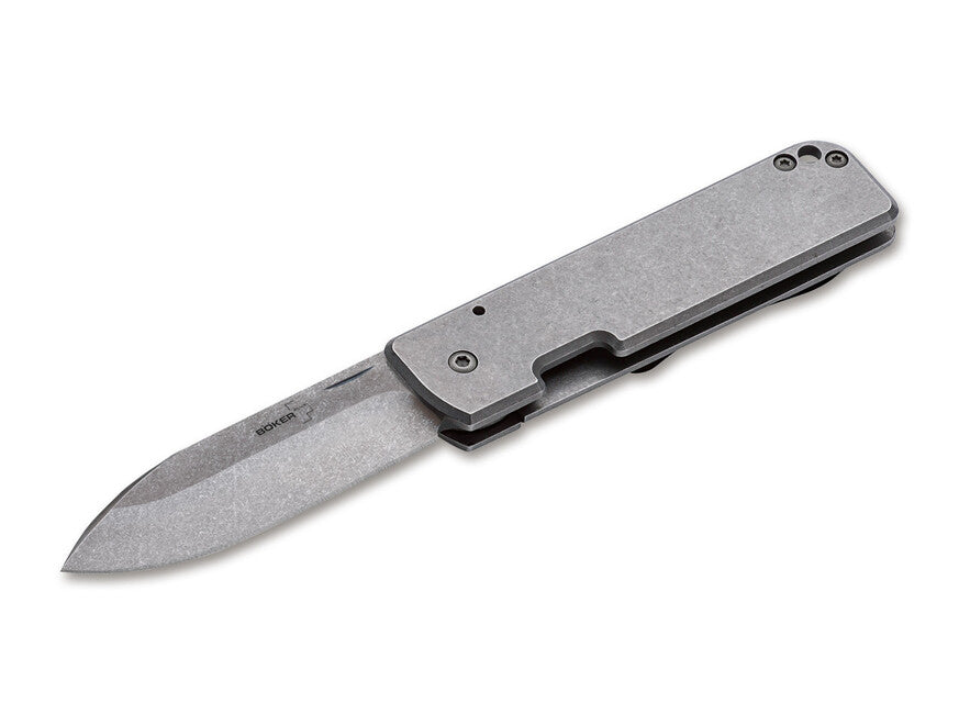 Boker Lancer 42 Steel Pocket Knife, 7.3 cm, Stainless Steel Stonewash