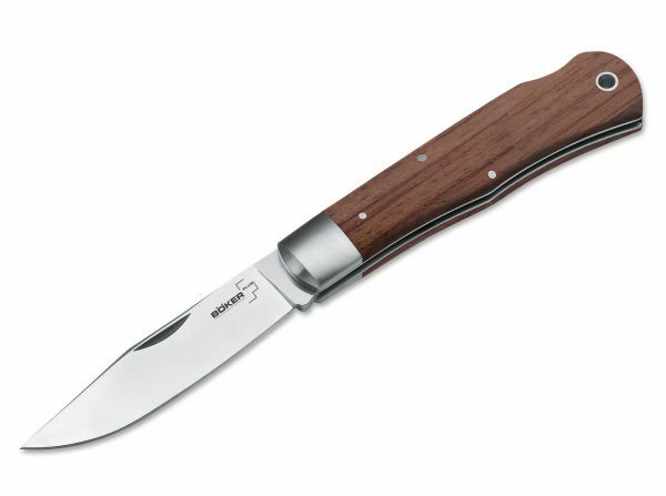 Böker Plus Lockback Bubinga Classic Folding Knife 9.2cm, Bubinga Wood