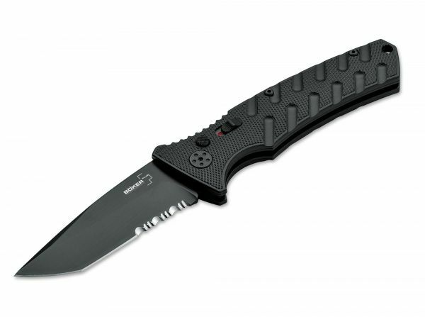 Boker Plus Strike Tanto Tactical Knife, 8.5 cm, Black