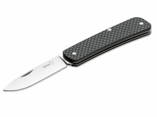 Böker Tech Tool Carbon 1 Pocket Knife 7.1 cm, Black, G10, Carbon Fiber