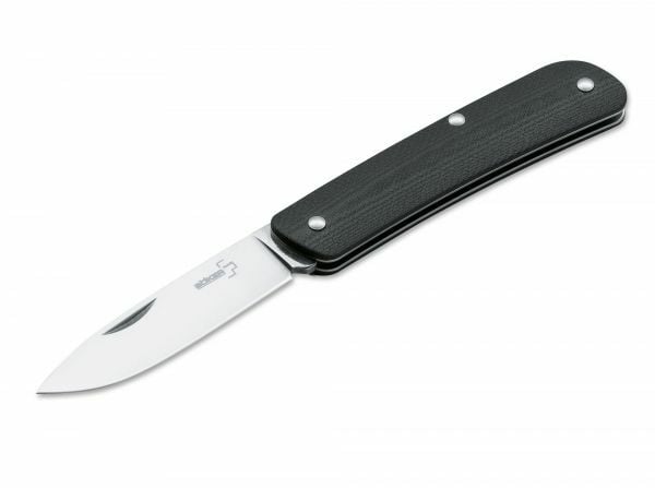 BÖKER Tech Tool City 1 Folding Knife 7.1 cm, Black, G10, Glass Breaker