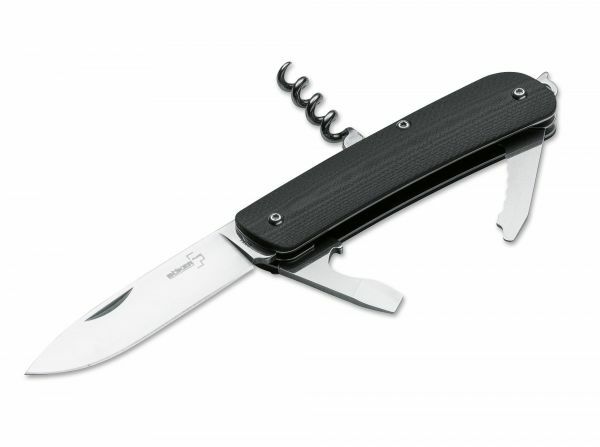 Boker Tech Tool City 2 Pocket Multitool, Black, 7.1 cm Pocket Knife, G10